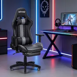 NiTHO ACE Gaming Chair with Foldable Footrest