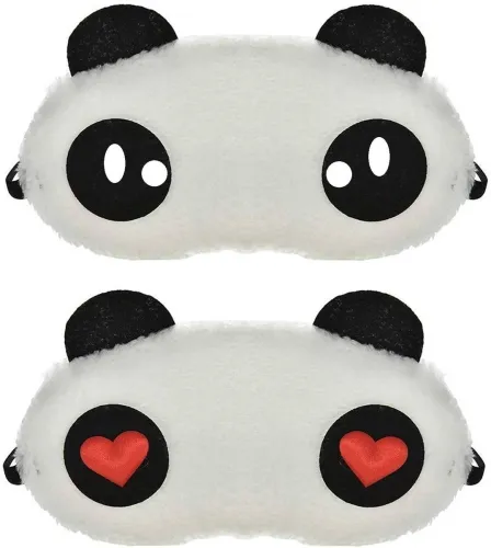 Image of Nitsha Panda Sleep Eye Mask (Pack of 2)