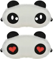 Nitsha Panda Sleep Eye Mask (Pack of 2)
