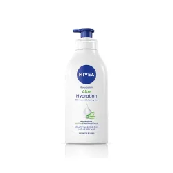 NIVEA Aloe Hydration Body Lotion 600 ml | 72 H Moisturization | Refreshing | Non Sticky Feel | 