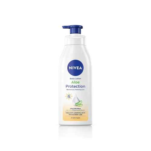 Image of NIVEA Aloe Protection Body Lotion 400 ml | UVA UVB filters | 72H Moisturization| Aloe Vera Extracts | Dep Moisture Serum