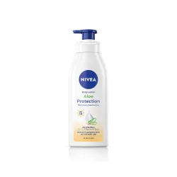 NIVEA Aloe Protection Body Lotion 400 ml | UVA UVB filters | 72H Moisturization| Aloe Vera Extracts | Dep Moisture Serum