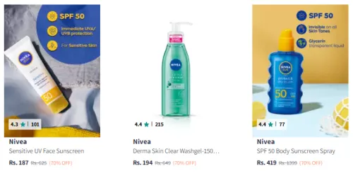Image of Nivea Brand Beauty Product @ Up to 70% Discount
