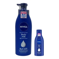 Nivea Body Nourish Body Lotion 400 ml & 120 ml (Pack of 2)