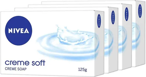 Image of NIVEA Creme & Soft Soap  (4 x 125 g)