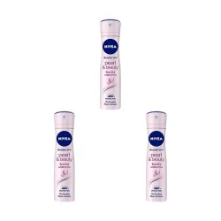 NIVEA Female Pearl And Beauty Deodorant Spray150Ml (Pack Of 3)