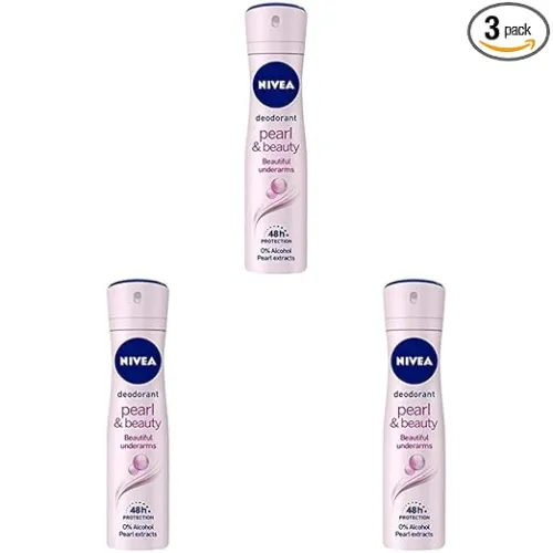 Image of NIVEA Female Pearl And Beauty Deodorant Spray, 150ml, Po3