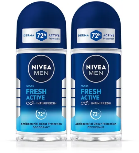 Image of NIVEA Fresh Active Antibacterial Deodorant Combo for Men