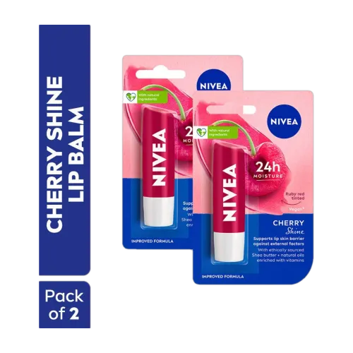 Image of NIVEA Fruity Shine Lip Balm 