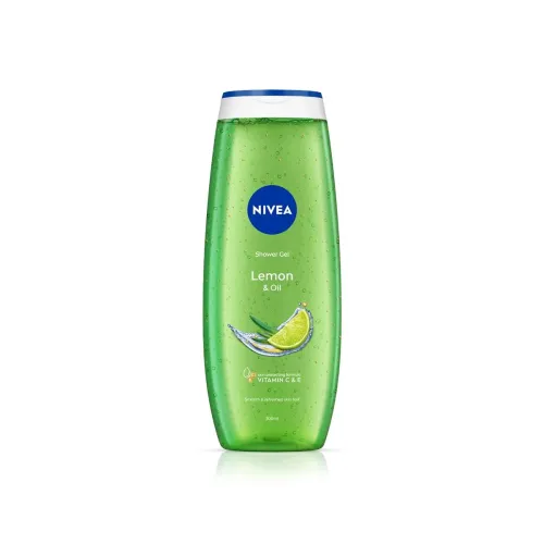 Image of NIVEA Lemon and oil 500ml Body Wash| Shower Gel with Scent of Lemon and Care Oil |