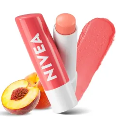 NIVEA Lip Balm, Fruity Peach Shine,4.8 g (Pack of 1)
