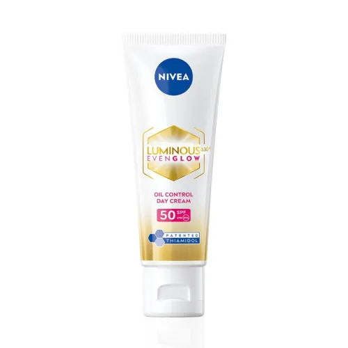 Image of NIVEA Luminous Even Glow Oil Control Day Cream & Moisturizer SPF 50