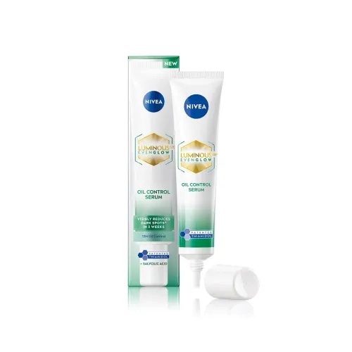 Image of NIVEA Luminous Even Glow Oil Control and Brightening Face Serum, 40ml
