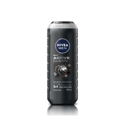 Image of NIVEA MEN Active Clean Shower Gel,500 ml (Pack of 1)