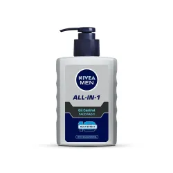 NIVEA MEN All in 1 Oil Control Face Wash | Prevents Acne | Removes excess oil and dirt | Reduces Blackheads and Whitehea