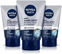Nivea Men Dark Spot Reduction Cleanser Combo, with Vitamin C, AHA