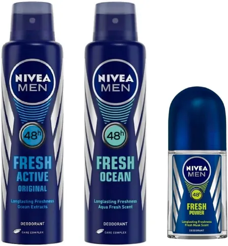 Image of NIVEA Men Fresh & Power Deo and Roll-On Gift Set