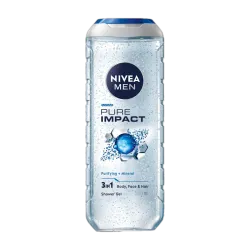Nivea Men Pure Impact Body Wash, 500ml