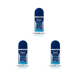 NIVEA MEN Fresh Active 50ml Deo Roll On (Pack of 3)