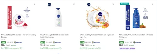 Image of NIVEA Moisturizer at minimum 50% Discount