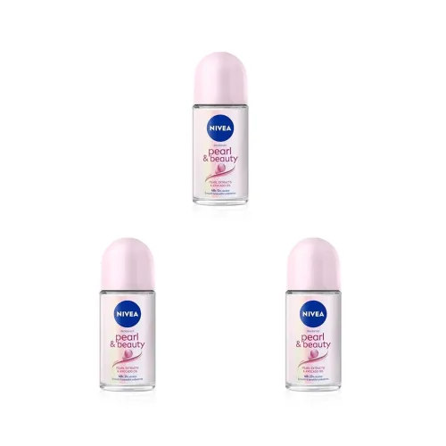 Image of NIVEA Pearl and Beauty 50ml Deo Roll On | With Pearl Extracts & Avocado Oil| 48