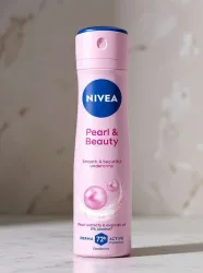 NIVEA Pearl and Beauty Deo Spray for Eventone Underarms, 72H Derma Active Protection Deodorant Spray - For Women (150 ml)