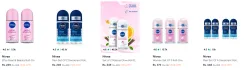 Nivea Roll Ons at minimum 50% Discount