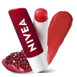 NIVEA Shine Caring Lip Balm, Pomegranate
