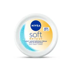 NIVEA Soft Daily UV Light Moisturising Cream with SPF-15, 300ml