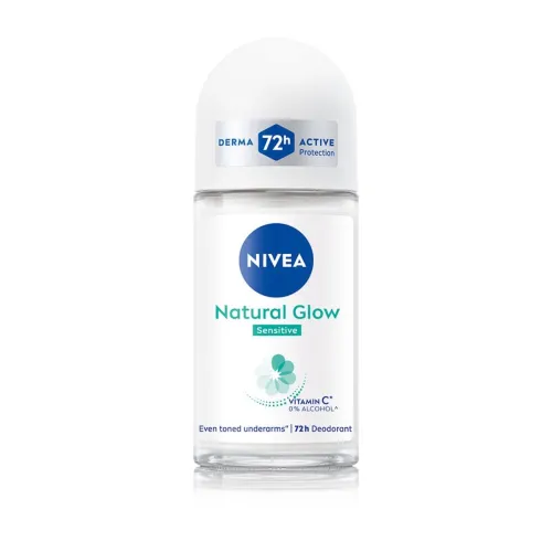 Image of NIVEA Women Deodorant Roll On, Whitening Sensitive, for 48h Protection, 50ml