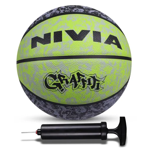 Image of Nivia Graffiti Basketball, 8 Panels