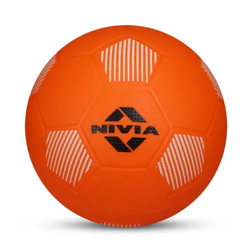 Image of Nivia Home Play Football for Kids, Soft & Lightweight Toy Ball, Safe for Indoor Play, Size - 3 (Orange), Pack of 1