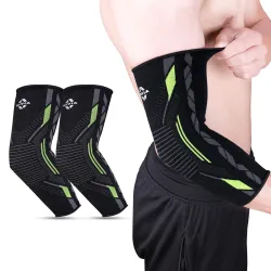 Nivia Knitted Elbow Support, Pair