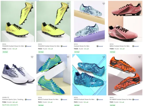 Image of NIVIA Men's shoes upto 72% discount 