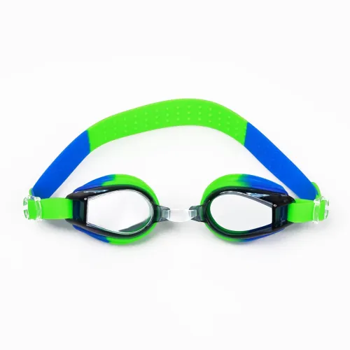 Image of NIVIA Splash Jr. 2.0 Swimming Goggles – Blue/Green, Anti-Fog