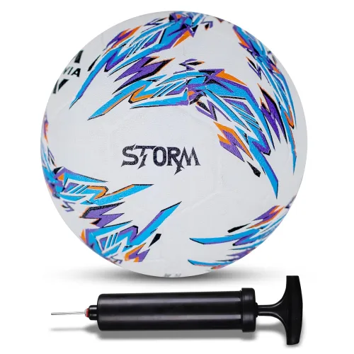 Image of Nivia Storm 2.0 Football Size 5 with Pump