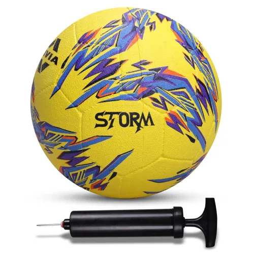 Image of Nivia Storm 2.0 Football Size 5 with Ball Pump