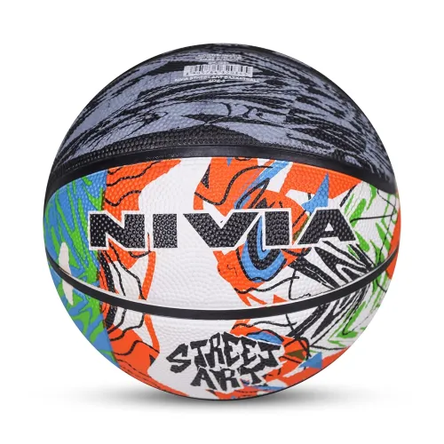 Image of Nivia Street Art Basketball Size 7 (Multicolor)