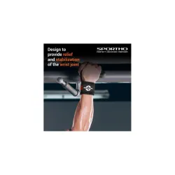 Nivia Weight Lifting Wrist Support with Thumb Loop Strap for Gym