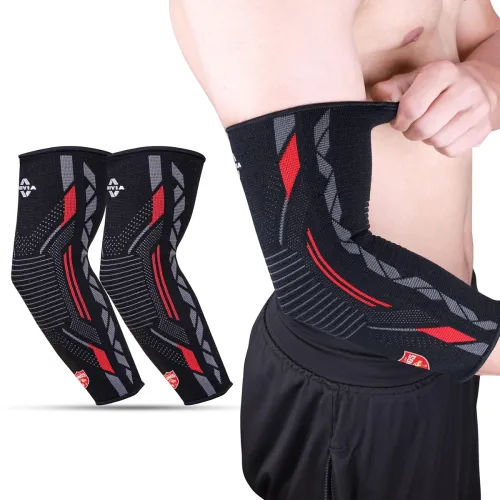 Image of Nivia X Punjab Kings Knitted Elbow Support Compression Sleeve