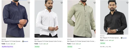 Image of Nivick Men's Shirts upto 80% Discount