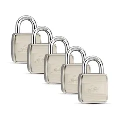 nk® Hi-Tech 60mm Padlocks 5Pcs-Set 