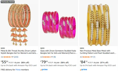 Image of NMII Bangels Upto 98% Discount | Starting @ ₹55