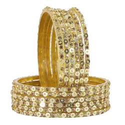 NMII Stylish Glass Bangles Set of 12
