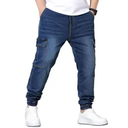 Noble Monk Mens Tapered Jeans