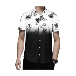 Noble Monk Mens Polyester Regular Fit Shirt