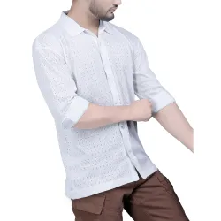 Noble Monk Mens Regular Fit Polo Shirt | Full Sleeve | Stylish Pattern