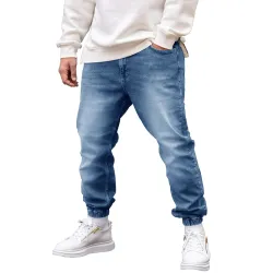 Noble Monk Mens Tapered FIT Denim Jeans