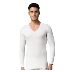 Noble Monk Mens V - Neck Thermal Vest | Full Sleeves | Regular Fit