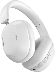 Noise Airwave Max 5 with 80Hr Playtime, HFA Tech, Adaptive ANC (50dB) & Dual Pairing Bluetooth Headset (Calm White, On the Ear)